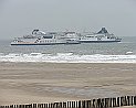 Fähre und Strand Calais Fähre und Strand bei Calais