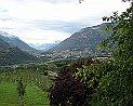 Rückblick nach Châtillon Aostatal