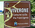 Ortsschild Viverone Piemont
