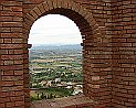 Blick vom Tor. Federico II San Miniato