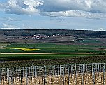 Blick Montagne de Reims von Sillery