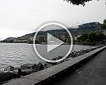 Regen am Genfer See bei Vevey