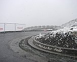 Straße hinunter nach Saint-Remy