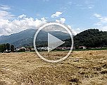 Rückblick in die Berge Bollengo Rückblick in die Berge von Bollengo aus, Piemont