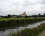 Blick zum Sant. Madonna Bozzole Rückblick zum Santuario Madonna delle Bozzole