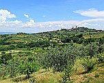 Blick auf San-Gimignano Pancole