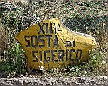 Sigeric Gedenkstein in Torrenieri