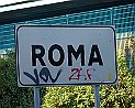 09 Rom Ortsschild Endlich in Rom